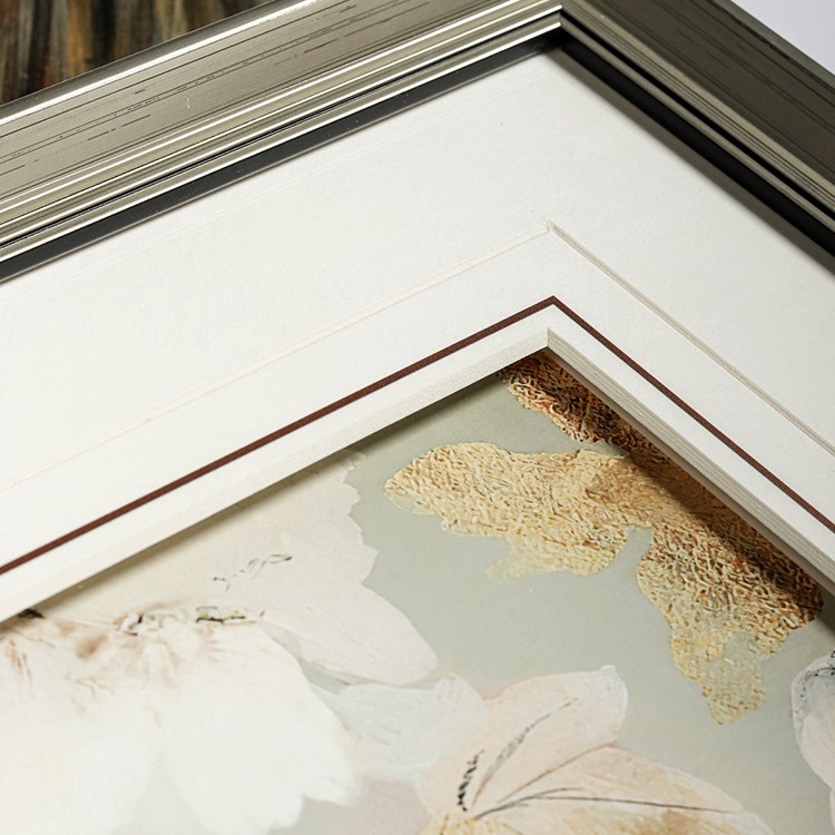 Shadow Box HD Simple Flower Printed Art for Bedroom