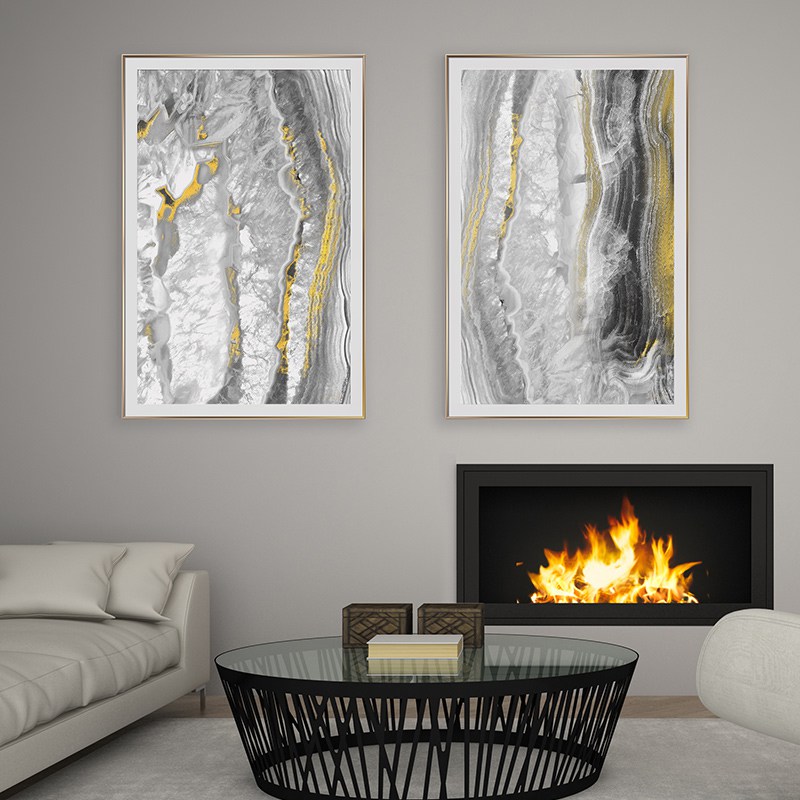 High End Wall Decoration Original Elegant Crystal Print Art