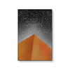 Home Decoration Night Sky Pyramid 3D Texture Printing