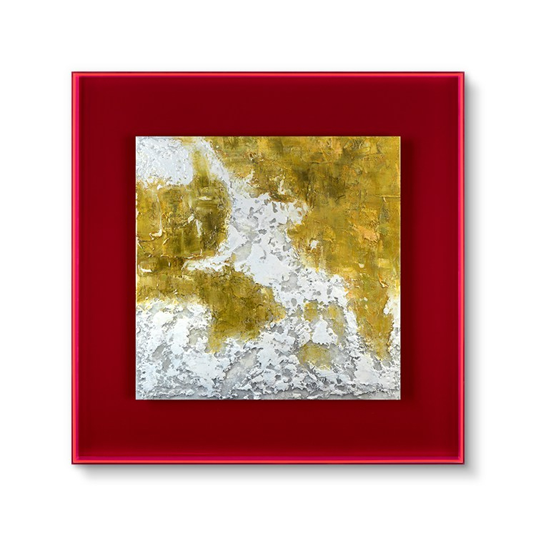 Customized Abstract 3D Acrylic Texture Painting for Hospitality