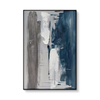 Customized Cold Color Tone Wall Hanging Abstract Texture Painting