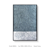 Pure Handmade Grey And Silver Abstract Crack Texture Painting