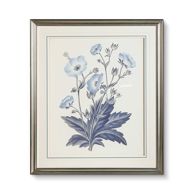 Shadow Box HD Simple Flower Printed Art for Bedroom