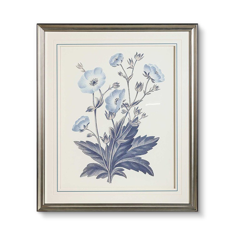 Shadow Box HD Simple Flower Printed Art for Bedroom