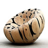 Customized Wood Sculpture Artist Statues for Indoor Decoration