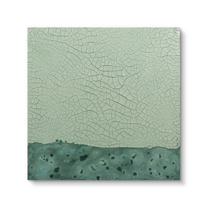 Abstract Green Handmade Painting Texture Wall Art Decor