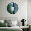 Luxury Texture Painting With 3D Seaglass Art for Wall Decor