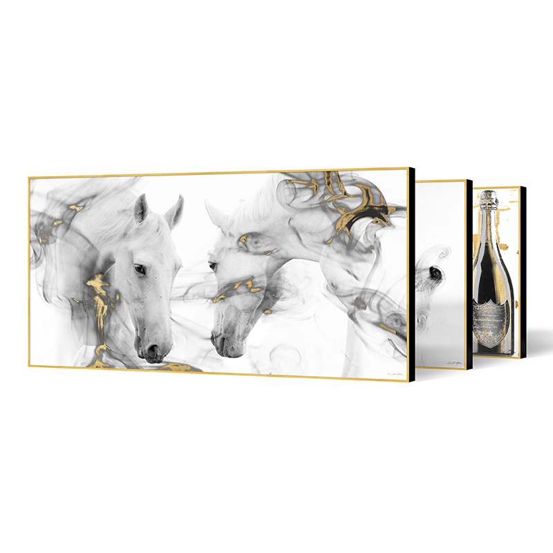 Luxury Horse Crystal Acrylic Printing Artwork for Living Room