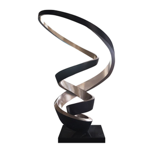 Modern Abstract Polished Metal Sculpture for Hotel Decoration