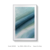 Gradient Bule Color Paper 3D Wall Art Decor