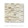 Modern Handmade Fabric Texture Square Wall Art