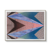 Modern Abstract Fabric Collage Wall Art Framed Decor