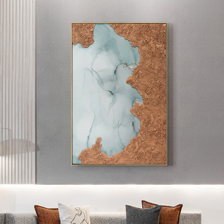 Abstract Resin Art Painting Wood Carving Home Decor 3D Arts