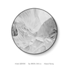 Handmade Round Circle White Abstract Canvas Art Painting