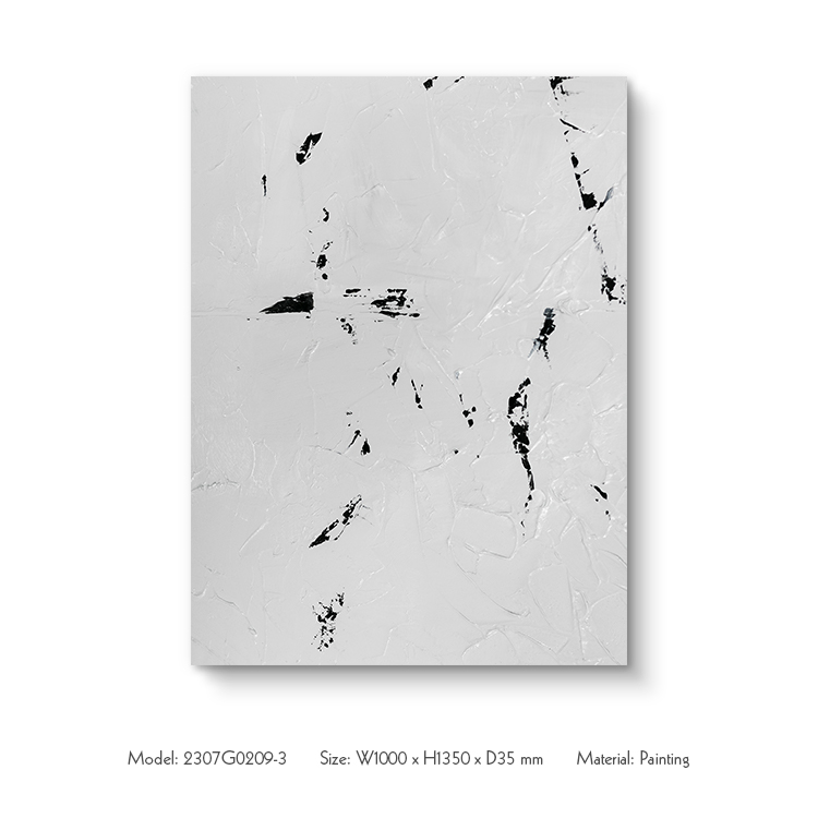 New Nordic White Wall Art Texture for Interior Design 