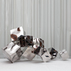 Customized Metal Cube Stainless Steel Art Gallery Home Indoor Sculpture