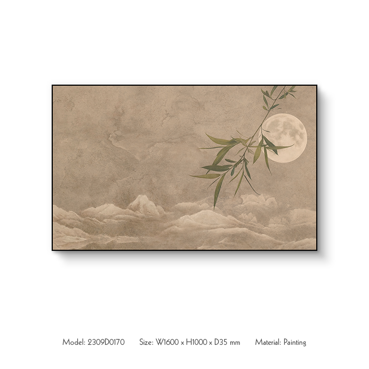 Chinese Style Wall Art Acrylic Hand Painting on Canvas Landscape Paintings