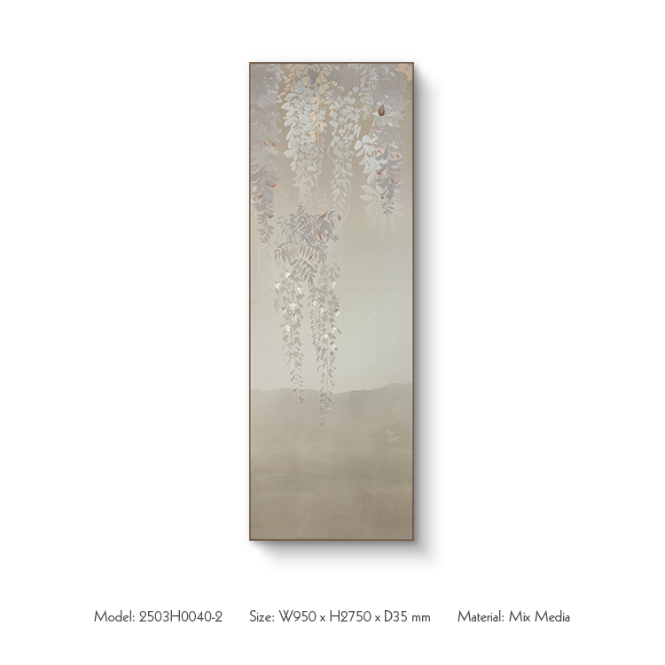 TY Luxury Embroidered Wall Art Handmade Painting Custom Support Home Decor for High-end Interior Design
