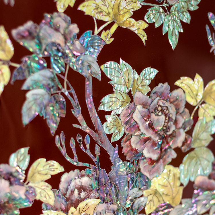 TY Handicraft Wall Panel Art Mother-of-pearl Painting Customized Luxury High-end Interior Home Decor