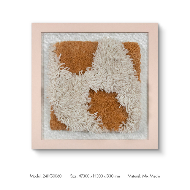 TY ART Handicraft with White Fabric Base Home Decor Wall Art And Paintings for Interior Design Custom Support