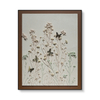 TY ART SPACE Aluminum Framed Wall Art with Dried Flowers Textured Sandstone Base Home Decor Custom Support for Interior Design