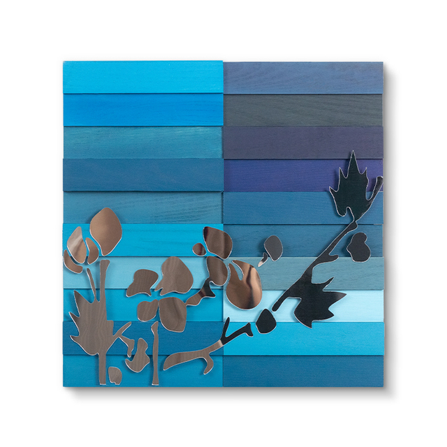 TY Luxury Home Decor Wooden Strips Wall Art High Quality Acrylic Cutting for Interior Design Custom Support