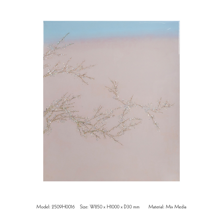  TY ART SPACE Luxury Hand-painted Wall Art Panel Sandstone Textured Painting with Metal Wire Modeling Home Decor for High-end Hotel Interior Design Custom Support