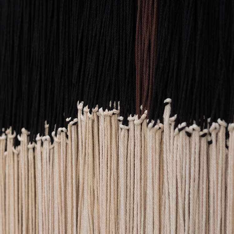 TY ART SPACE Hand-painted Fabric Weaving Wall Art Panel Luxury Home Decor for High-end Hotel Villa Interior Design Custom Support