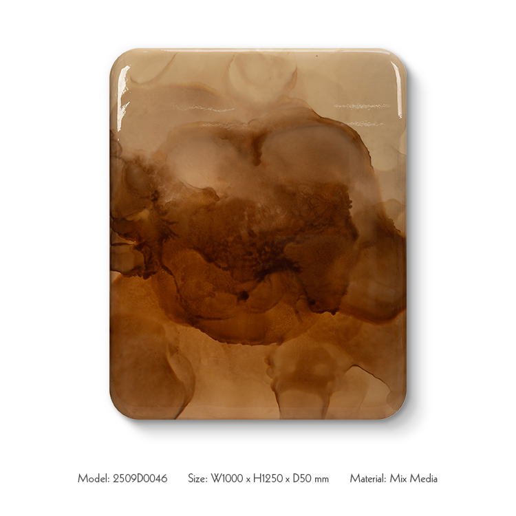  TY ART SPACE Hand-painted Wood Carving Wall Art Painting Home Decor for High-end Hotel Villa Interior Design Custom Support