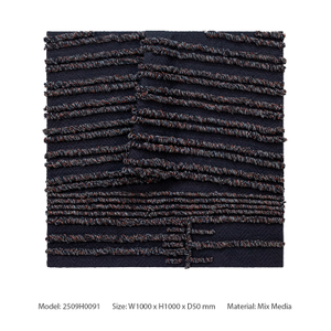  TY ART SPACE Handmade Rope Weaving Coloring Wall Art Panel Home Decor for High-end Hotel Villa Interior Design Custom Support