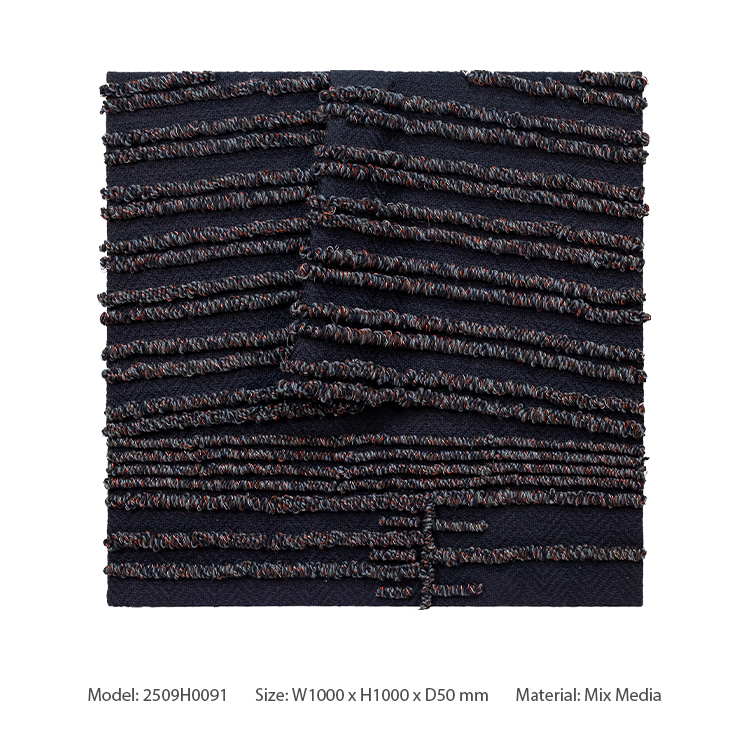  TY ART SPACE Handmade Rope Weaving Coloring Wall Art Panel Home Decor for High-end Hotel Villa Interior Design Custom Support