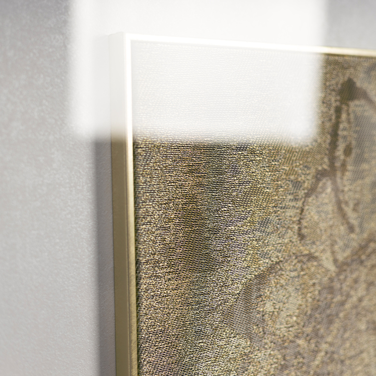  TY ART SPACE Handmade Textured Metal Wire Weaving with Fabric Home Decor for High-end Hotel Villa Interior Design Custom Support