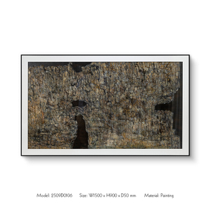  TY ART SPACE Abstract Textured Hand-painted Painting on Canvas Wall Art Panel Home Decor for High-end Hotel Villa Interior Design Custom Support