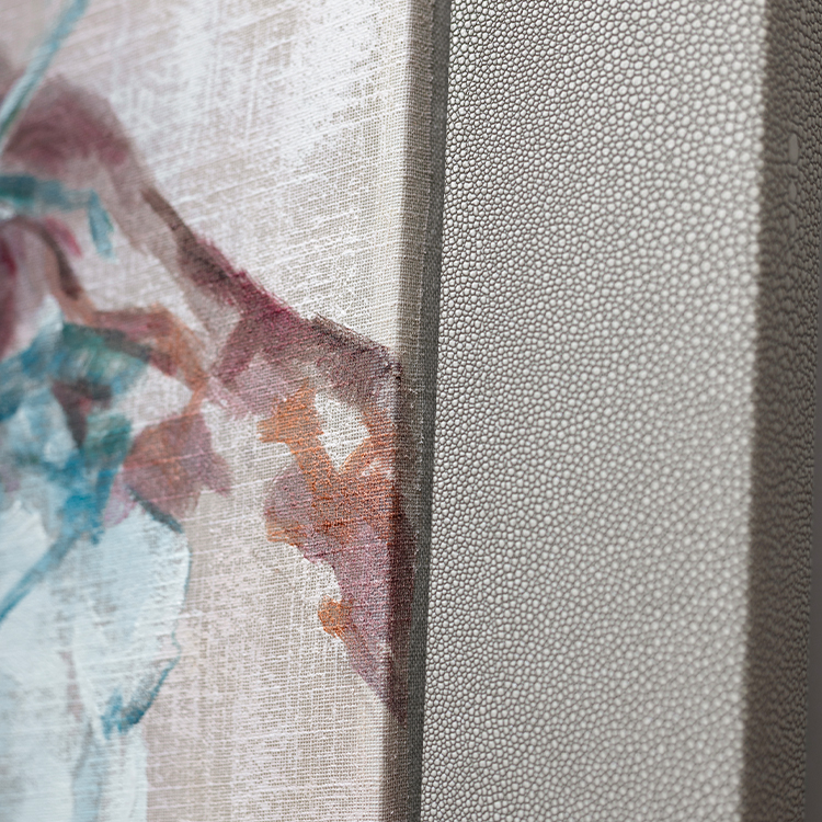 TY ART SPACE Textured Hand-painted Painting on Linen Wall Art Panel Home Decor for High-end Hotel Villa Interior Design Custom Support