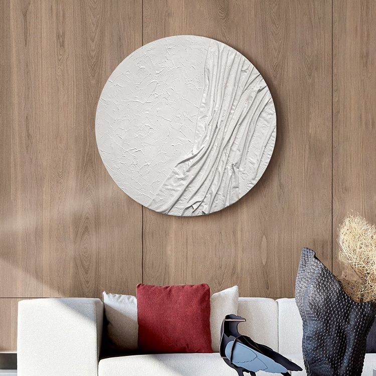 3D Custom Support Abstract Textured Wooden Wall Artwork Hanging Accent for Home Hotel Villa