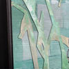 Stainless Steel Framed Wall Art Luxury Handmade Textured Painting High Quality for High-end Interior Design
