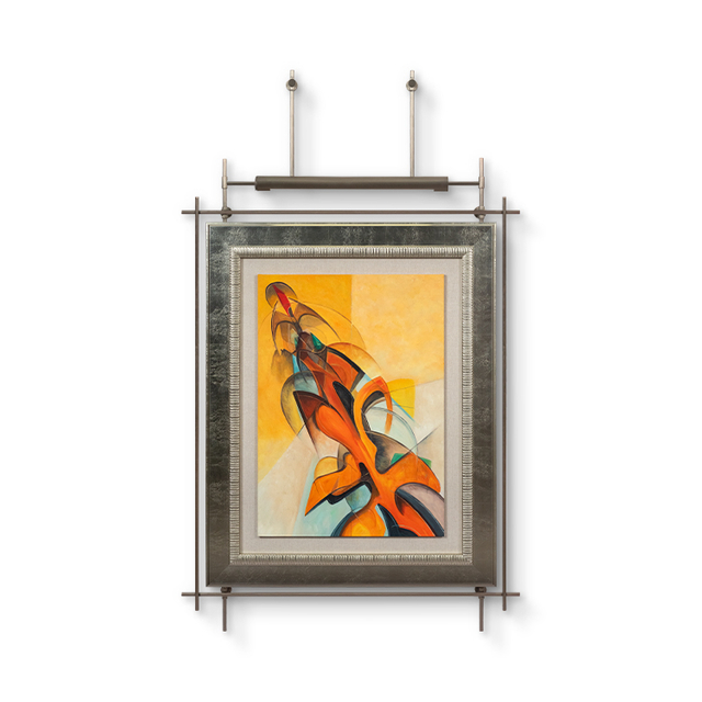 TY ART Luxury Stainless Steel Framed Home Decor Wall Art Panel Custom Support for Hign-end Interior Design 