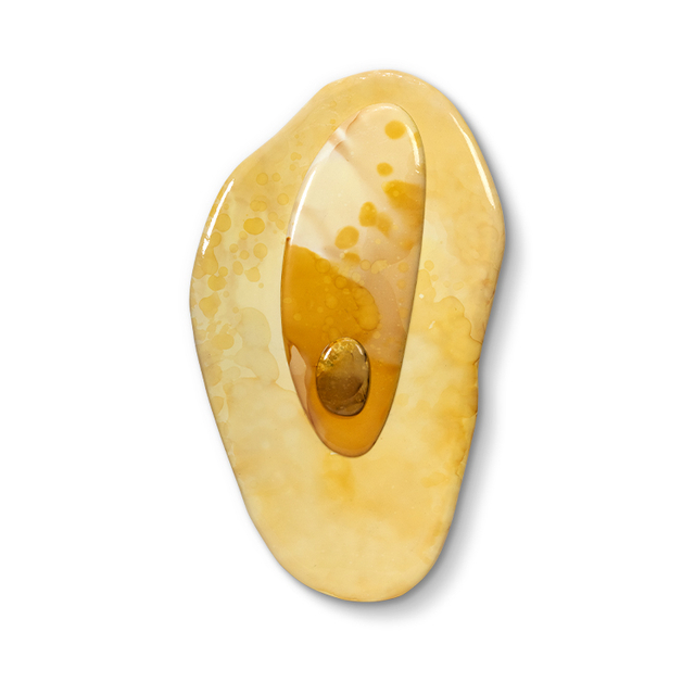  TY ART Resin Covered Wall Art Textured Handmade Painting with Irregular Shaped Board Home Decor for High-end Hotel Interior Design Custom Support