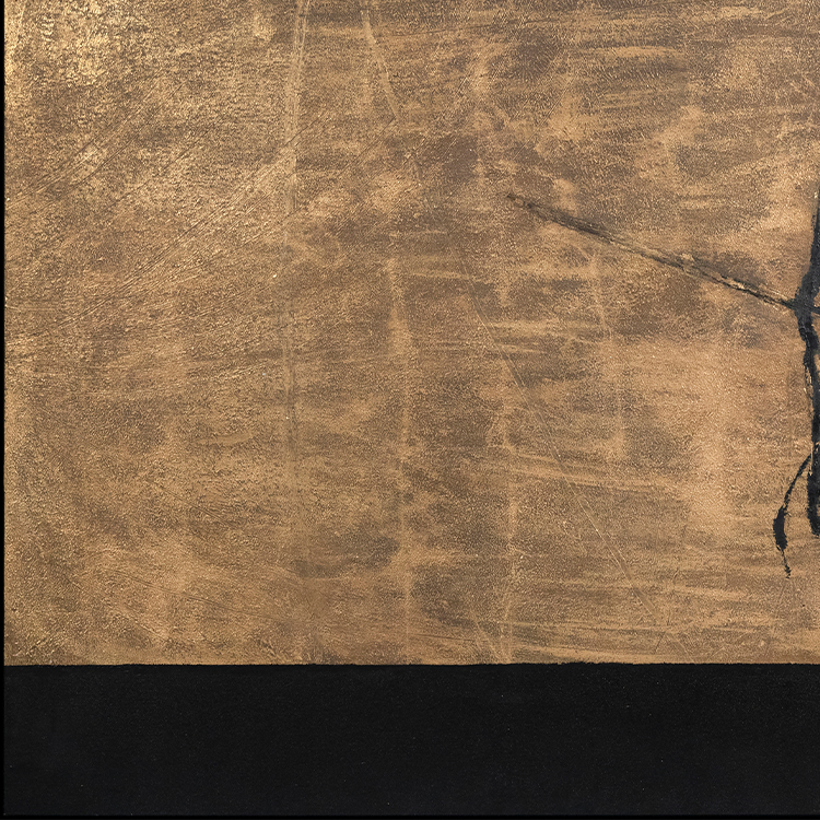  TY ART Textured Acrylic Painting Wall Art with Gold Foil Metal Framed Home Decor for High-end Hotel Interior Design Custom Support