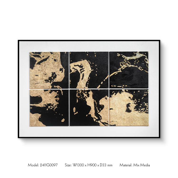  TY ART SPACETextured Hand-paint Home Decor without Gold Foil High Quality Wall Art for High-end Interior Design