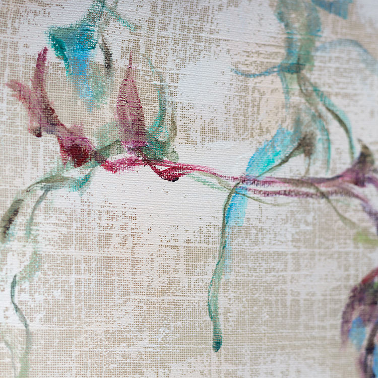 TY ART SPACE Textured Hand-painted Painting on Linen Wall Art Panel Home Decor for High-end Hotel Villa Interior Design Custom Support