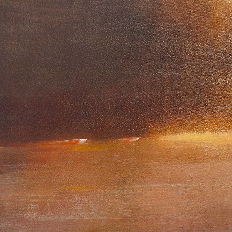 TY ART SPACETextured Handmade Landscape Painting Wall Art Panel Home Decor for High-end Hotel Villa Interior Design Custom Support