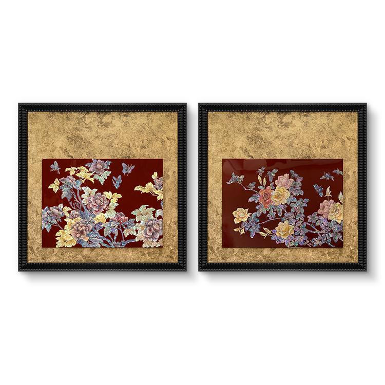 TY Handicraft Wall Panel Art Mother-of-pearl Painting Customized Luxury High-end Interior Home Decor