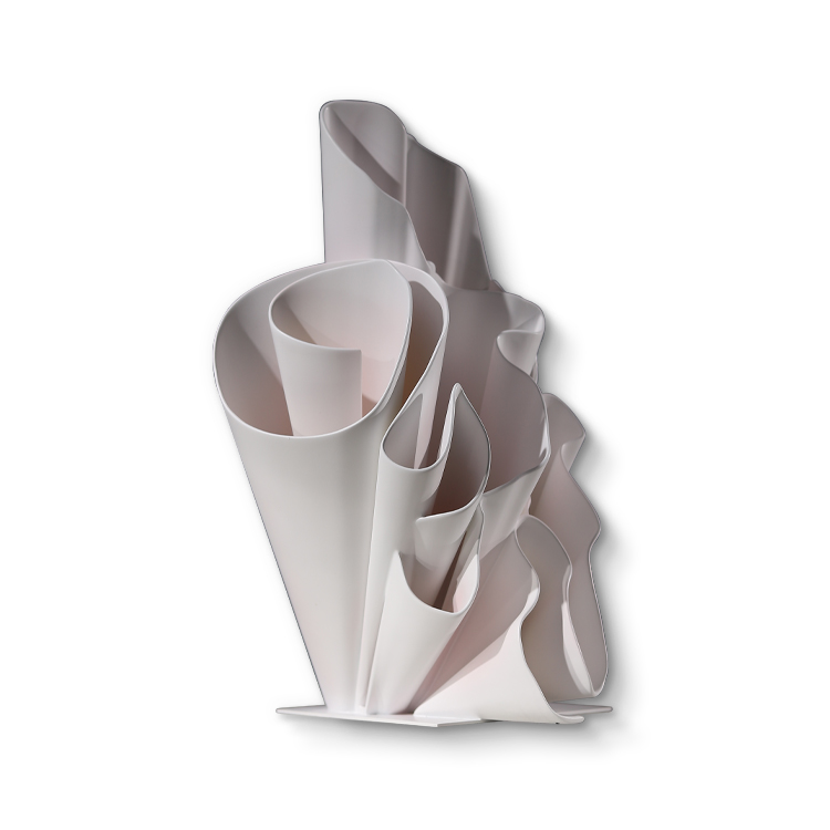 Modern 3D Printing Resin Sculpture Art Installation White High-end Ornaments for Home Decoration