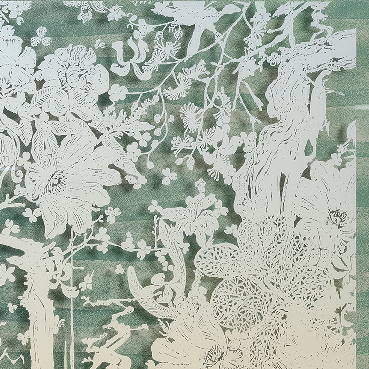 TY Luxury Acrylic UV Papper Cutting Home Decor Textured Fabric Wall Art High Quality for High-end Interior Design Custom Support
