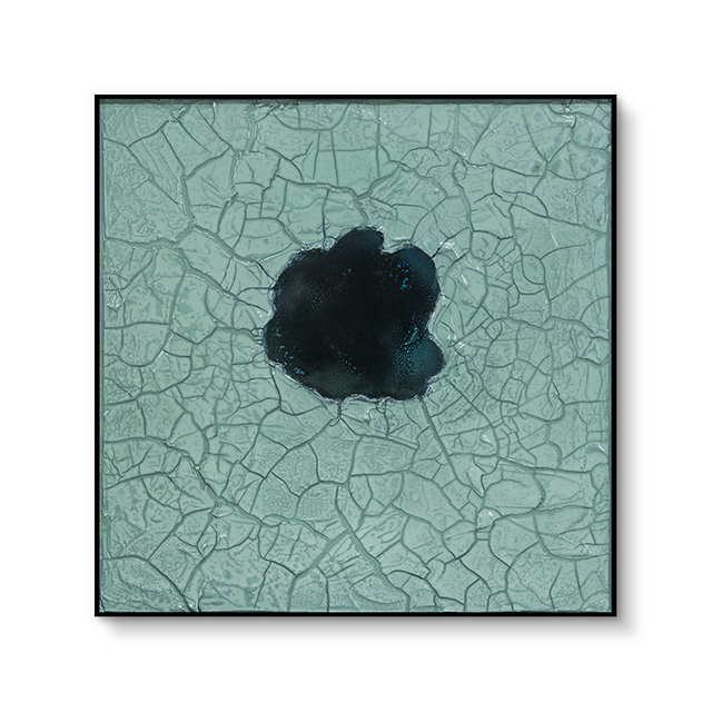 TY ART Handmade Paintings with Resin Cracking Home Decor Wall Art Panel for Interior Design Custom Support