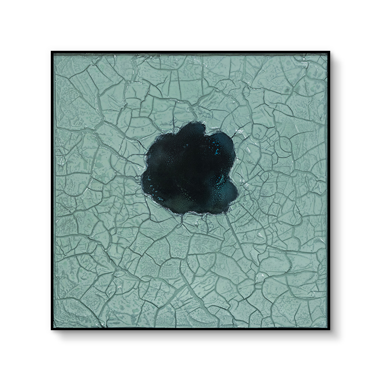 TY ART Handmade Paintings with Resin Cracking Home Decor Wall Art Panel for Interior Design Custom Support