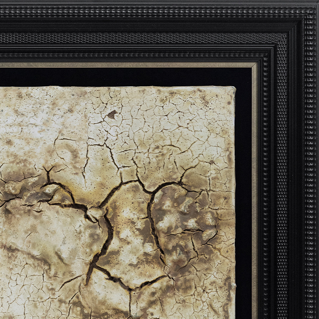 TY ART Wall Art Painting Cracked Effect Resin Luxury Home Decor Black Flannel Base Custom Support for Interior Design