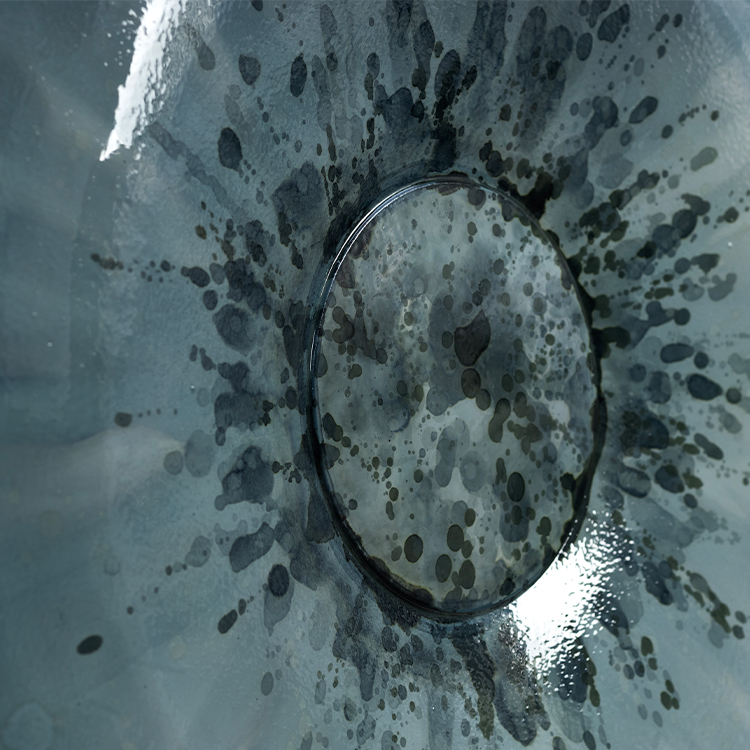  TY ART SPACE Hand-painted Wood Carving Wall Art Panel Covered with Resin​ Home Decor for High-end Hotel Villa Interior Design Custom Support