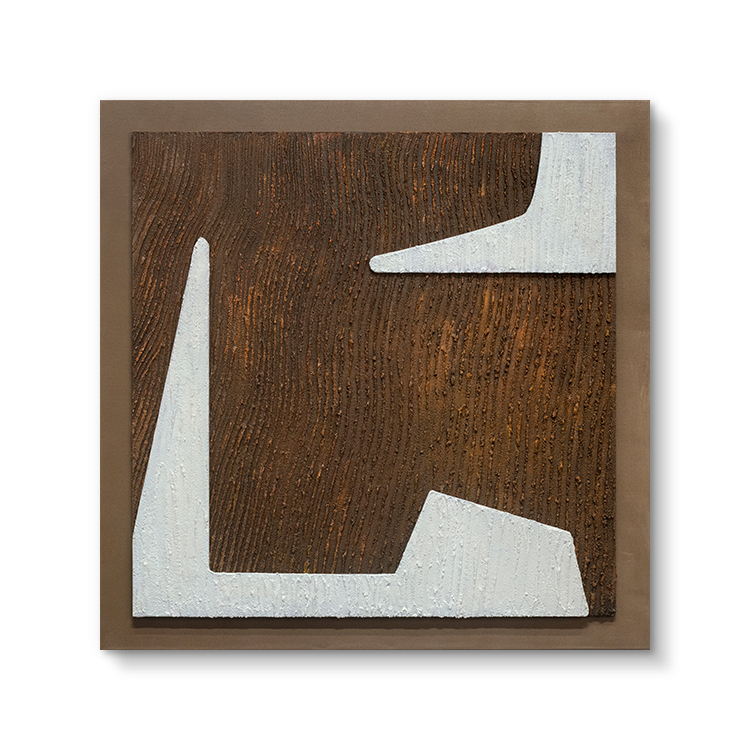 Abstract Wood Carving Painting Luxury Interior Wall Art Textured Home Decor Hanging Accent 